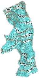 Site map of the Third María (40 ha)